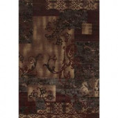 United Weavers Charleston Red 7 ft. 10 in. x 10 ft. 6 in. Area Rug