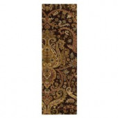 Home Decorators Collection Promanade Brown 2 ft. 6 in. x 8 ft. Runner