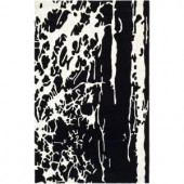 Safavieh Soho Black/White 3.5 ft. x 5.5 ft. Area Rug