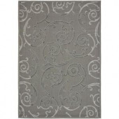 Safavieh Courtyard Anthracite/Light Grey 8 ft. x 11 ft. Area Rug