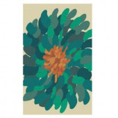 Home Decorators Collection Mora Green 8 ft. x 11 ft. Area Rug