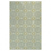 Kas Rugs Class of Tiles Silver/Gold 5 ft. x 7 ft. Area Rug