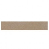 Daltile Identity Imperial Gold Cement 4 in. x 18 in. Porcelain Bullnose Floor and Wall Tile
