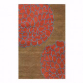 Home Decorators Collection Fantasia Brown and Terra 9 ft. 6 in. x 13 ft. 9 in. Area Rug