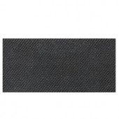 Daltile Identity Twilight Black Fabric 6 in. x 12 in. Porcelain Cove Base Floor and Wall Tile