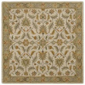 Kaleen Tara St. Vincent Ivory 5 ft. 9 in. x 5 ft. 9 in. Square Area Rug