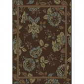 Shaw Living Ming Brown 5 ft. 3 in. x 7 ft. 10 in. Area Rug