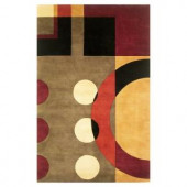 Kas Rugs Contempo Earth Jeweltone 5 ft. 3 in. x 8 ft. 3 in. Area Rug