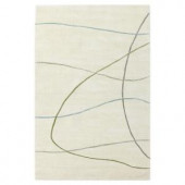 Kas Rugs Casual Lines Ivory 5 ft. x 8 ft. Area Rug