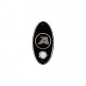 NuTone College Pride U.S. Military Academy Wireless Door Chime Push Button - Satin Nickel