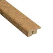 Home Legend Natural Basket Weave 1/2 in. Thick x 1-7/16 in. Wide x 78 in. Length Cork Carpet Reducer Molding