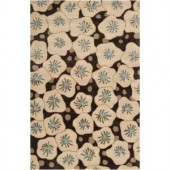 Surya Smithsonian Parchment 3 ft. 3 in. x 5 ft. 3 in. Area Rug