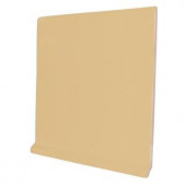 U.S. Ceramic Tile Color Collection Matte Camel 6 in. x 6 in. Ceramic Stackable Right Cove Base Corner Wall Tile