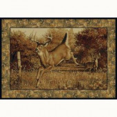 United Weavers We'll Meet Again 5 ft. 3 in. x 7 ft. 6 in. Contemporary Lodge Area Rug