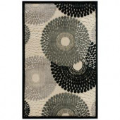 Nourison Graphic Illusions Parchment 2 ft. 3 in. x 3 ft. 9 in. Scatter Rug