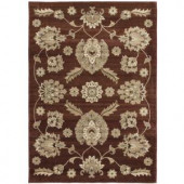 Mazarin Brown 5 ft. 3 in. x 7 ft. 6 in. Area Rug