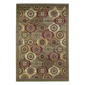 Kas Rugs Classic Tile Works Multi 3 ft. 3 in. x 4 ft. 11 in. Area Rug