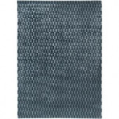 LR Resources Illusion Blue 5 ft. x 7 ft. Extremely Plush Indoor Area Rug