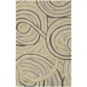 LR Resources Fashion Ivory 5 ft. x 7 ft. 9 in. Plush Indoor Area Rug