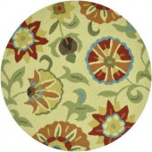 Loloi Rugs Summerton Life Style Collection Buttercup 3 ft. Round Area Rug