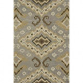 Loloi Rugs Fairfield Life Style Collection Slate Gold 7 ft. 6 in. x 9 ft. 6 in. Area Rug