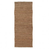 Home Decorators Collection Chainstitch Natural 3 ft. x 12 ft. Runner