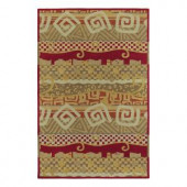 Kaleen Moods Bangalore Red 5 ft. x 7 ft. 9 in. Area Rug
