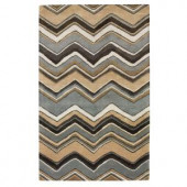 Home Decorators Collection Cheveron Blue 7 ft. 6 in. x 9 ft. 6 in. Area Rug