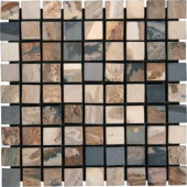 MS International 12 in. x 12 in. Desert Trail Slate Mesh-Mounted Mosaic Tile