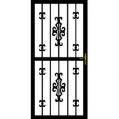 Grisham 365 Series 36 in. x 80 in. Black Chile Security Door