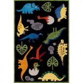 Momeni Caprice Collection Black 4 ft. x 6 ft. Area Rug