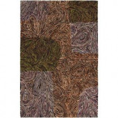 Chandra Twister Multi Colored 7 ft. 9 in. x 10 ft. 6 in. Indoor Area Rug