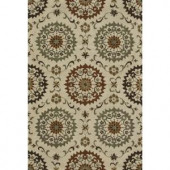 Loloi Rugs Fairfield Life Style Collection Ivory Multi 5 ft. x 7 ft. 6 in. Area Rug
