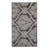 Shaw Living Belosa Brown 1 ft. 7.5 in. x 3 ft. Kitchen Scatter Rug