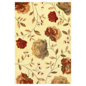 Kas Rugs Rose to Riches Ivory 5 ft. 3 in. x 7 ft. 7 in. Area Rug