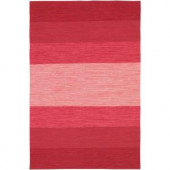 Chandra India Red/Pink 5 ft. x 7 ft. 6 in. Indoor Area Rug