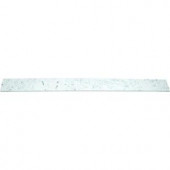 MS International White Double Bevelled 6 in. x 36 in. Engineered Marble Threshold