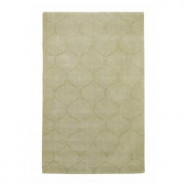Kas Rugs Simple Scallop Celedon 2 ft. 6 in. x 4 ft. 2 in. Area Rug