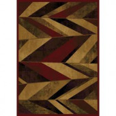 Home Dynamix Chelsea Red-Multi Polypropylene 2 ft. 6 in. x 7 ft. 6 in. Area Rug