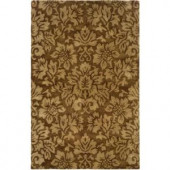LR Resources Transitional Brown Rectangle 5 ft. x 7 ft. 9 in. Plush Indoor Area Rug