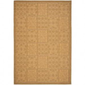 Safavieh Courtyard Gold/Natural 5.3 ft. x 7.6 ft. Area Rug
