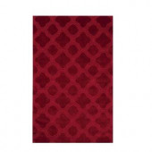 Morocco Red 3 ft. 6 in. x 5 ft. 6 in. Area Rug