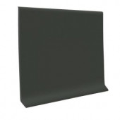 ROPPE Black Brown 4 in. x 1/8 in. x 48 in. Vinyl Cove Base (30 Pieces / Carton)