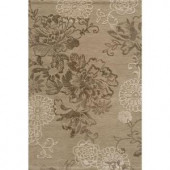 Momeni Passion Collection Light Taupe 2 ft. x 3 ft. Area Rug