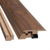 SimpleSolutions Loft Walnut and Loft Oak 78-3/4 in. Length Four-in-One Molding Kit