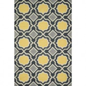 Loloi Rugs Weston Lifestyle Collection Charcoal Gold 5 ft. x 7 ft. 6 in. Area Rug