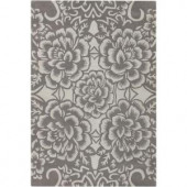 Chandra Counterfeit Grey/Ivory 5 ft. x 7 ft. 6 in. Indoor Area Rug