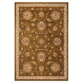Kas Rugs Traditional Mahal Green 3 ft. 3 in. x 4 ft. 11 in. Area Rug