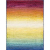Loloi Rugs Lyon Lifestyle Collection Rainbow 3 ft. 9 in. x 5 ft. 2 in. Area Rug