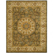 Safavieh Heritage Green/Taupe 9 ft. 6 in. x 13 ft. 6 in. Wool Area Rug
